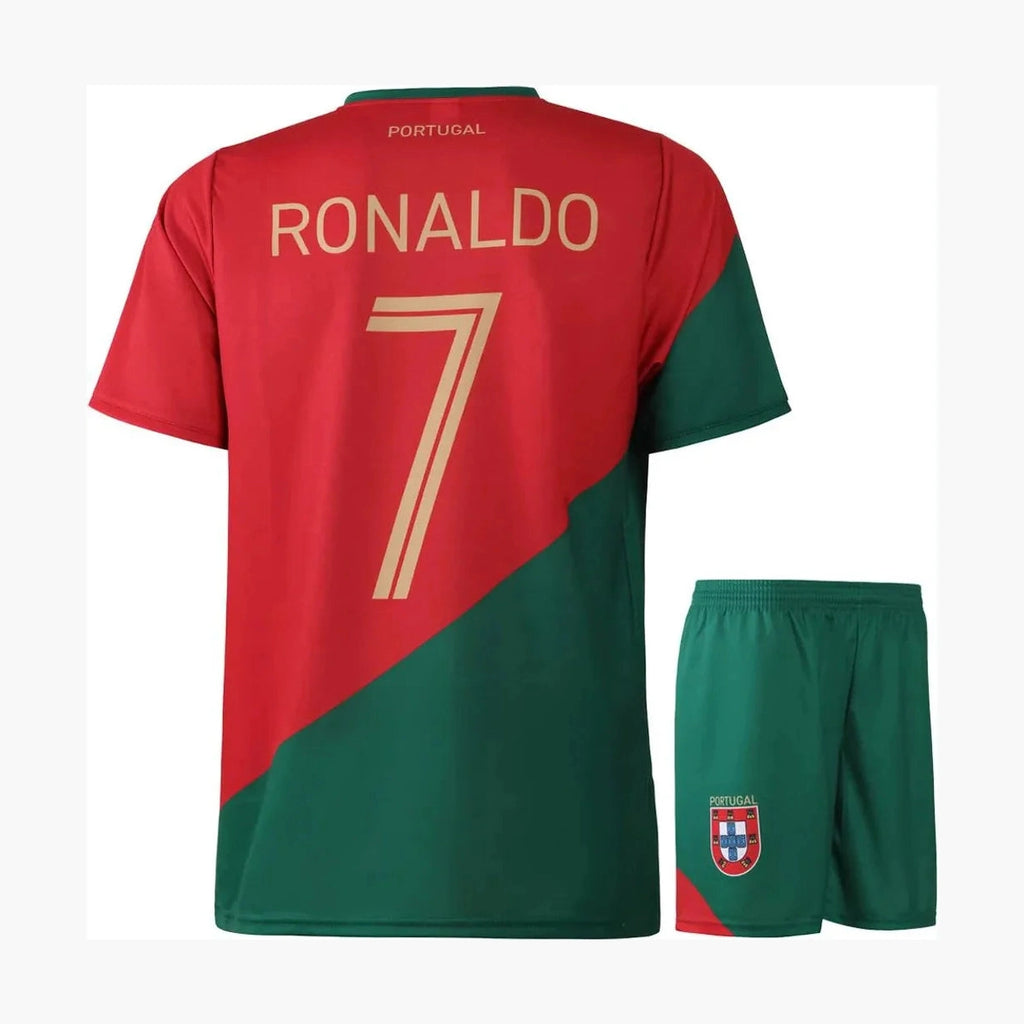 Fußball Jersey Set Kinder – Rot/Grün