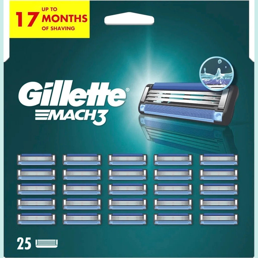 Gillette Mach3 Ersatzklingen – 25er Pack