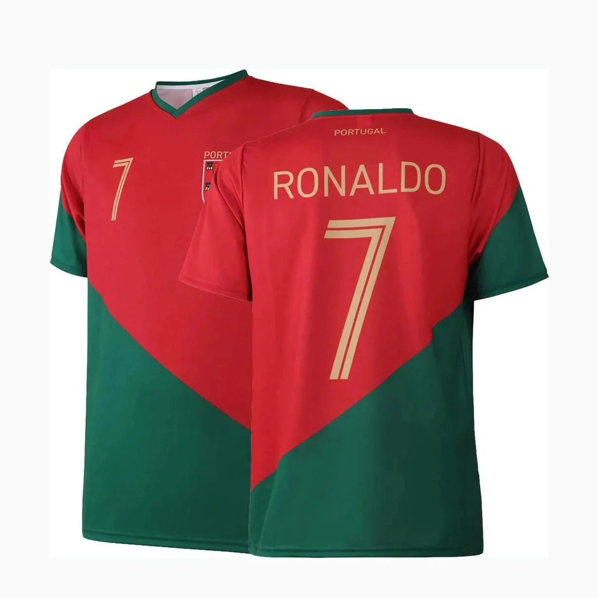 Fußball Jersey Set Kinder – Rot/Grün
